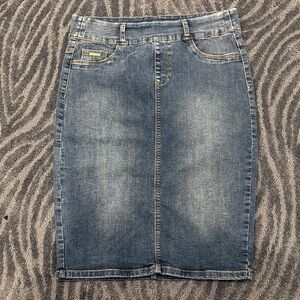 Esteez denim pencil skirt